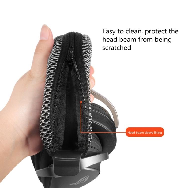Flexible HeadBand Cover Protector with Zipper Closing for  DELTA Earphone