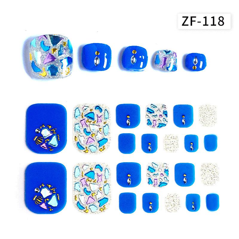 Наклейки на ногти с 3D-ромбовидным узором: Водостойкий, долговечный, отбеливающий для ног