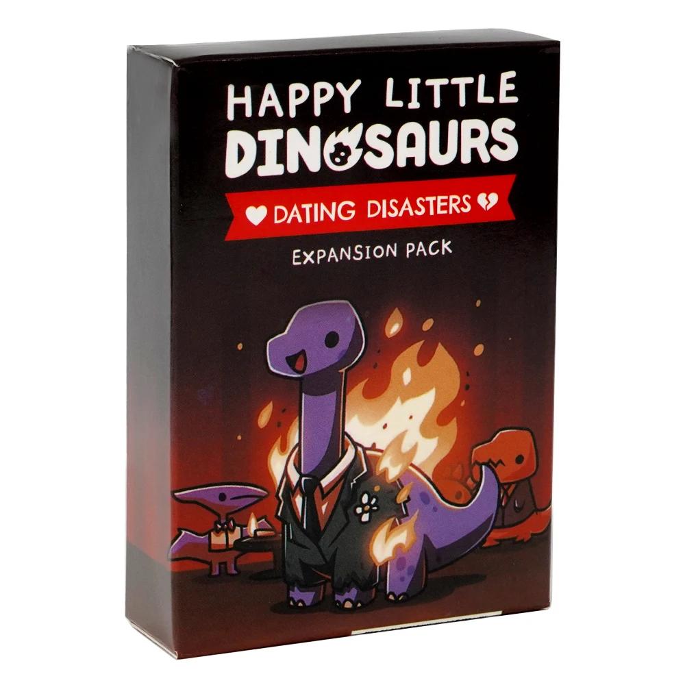 Unstable Games Happy Little Dinosaurs Базовая игра Соревновательный саботаж Забавная карточная игра Расширение для 5-6 игроков Tic Tac KO. : драконы