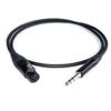 MOGAMI [2534 Black] XLR Canon (Female) To TRS Phone 1.5m / Neutrik NC3FXXB & NP3XBAG / Black Bushing