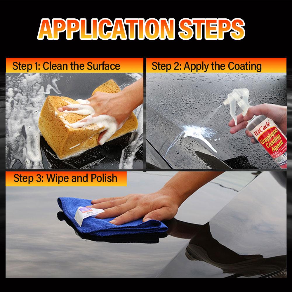 H4Cacle Car Coating Agent Graphene Coating Car Paint Crystal Sealing Glaze Paint Spray Coating Wax Ceramic Car Coating Car Wax
