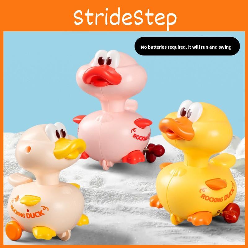 Toy Mechanical Swinging Duck Toddlers Learning Development Material Plastic