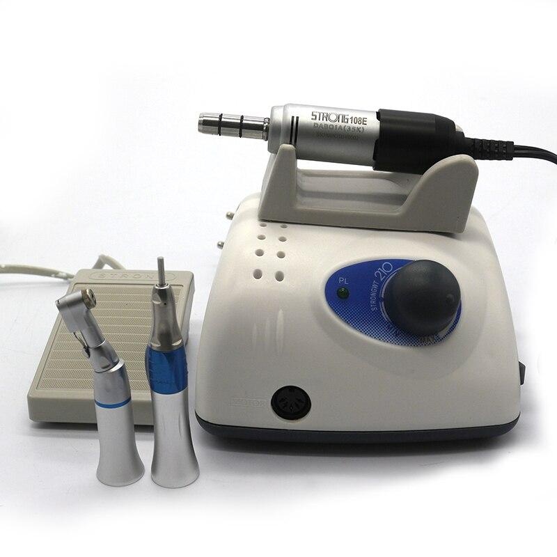 Сильный стоматологический микромотор 210+108Э, наконечник 35000 об/мин для микромотора полировщика стоматологической лаборатории