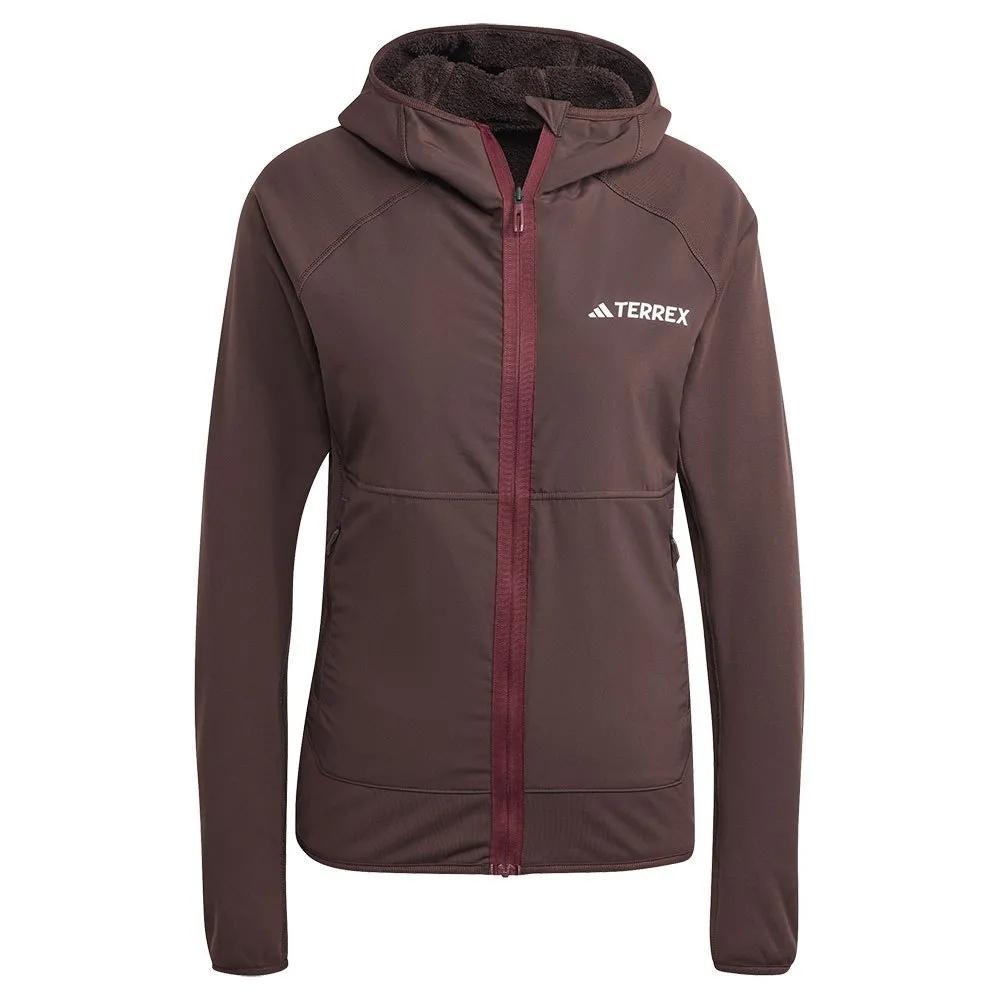 Adidas Флисовая на молнии Organiser Techrock Reversible High-Pile-Fleece