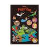 Маленькая планета Дисней Питер Пэн Карта Постер Наклейка