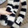 Fashion Clothing Accessories Y2 Striped Scarf Knitted Wool Soft Sausage Thin Scarf Warm Long Narrow Scarves Women Men