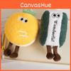 Coffee Plush Cup Toy Cartoon Pineapple Bun Doll Room Decoration Holiday Gift