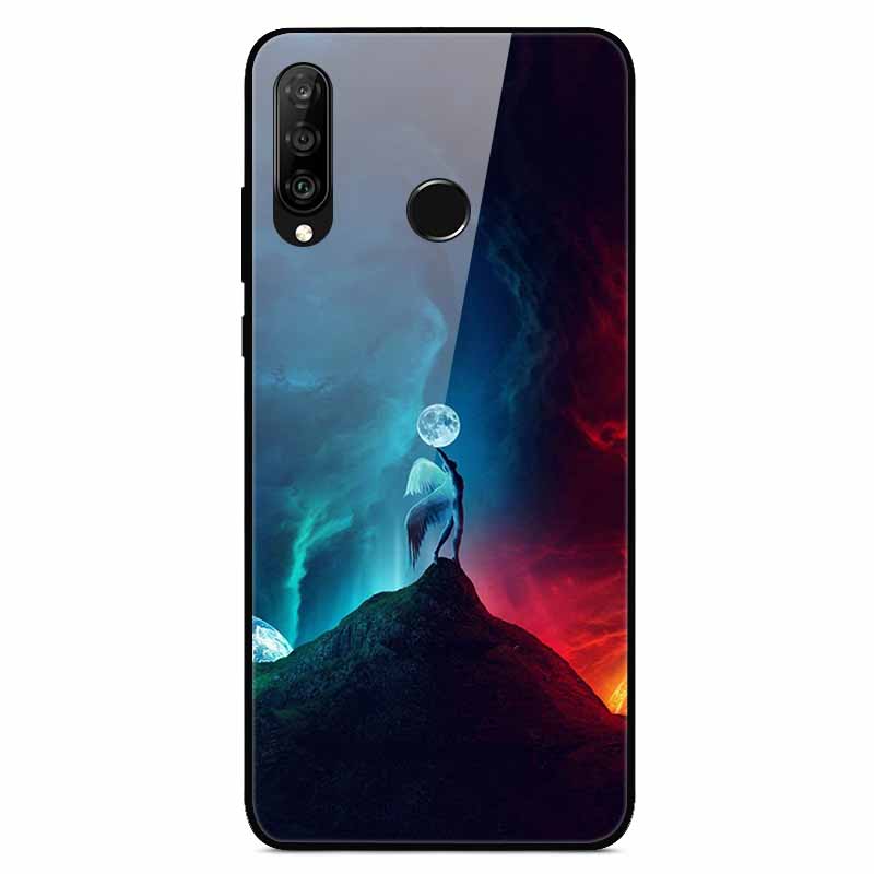 Для чехлов Huawei P30 Lite P30Pro P20pro P20Lite Роскошные закаленные стеклянные жесткие задние чехлы для Huawei P20 Pro P30Pro Fundas Capa P20