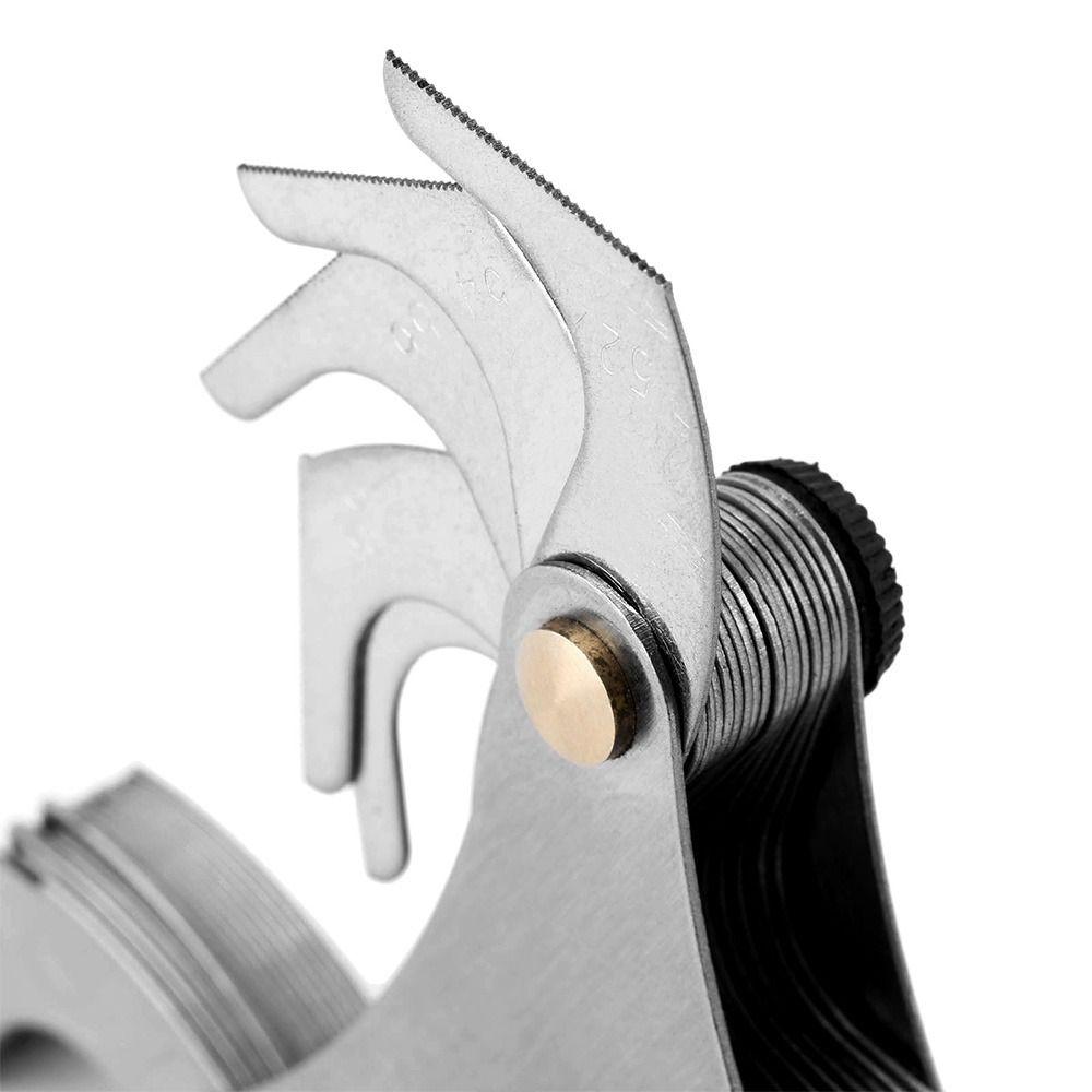 Thread Triangle Measuring Head Stainless Steel Measuring Gage Thread Blades US Screw Pitch Gauge