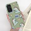 For Samsung A82 Phone Case Butterfly Lavender Matte Cover For Samsung Galaxy A82 A 82 Funda Soft Silicone Shockproof Bumper Capa