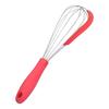 Balloon Whisk Stainless Steel Whisk with Silicone Scraper for Cooking Cream Blending