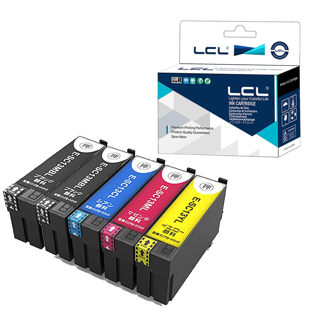 LCL for Epson SC13 SC13MBL SC13MBM SC13CL SC13CM SC13ML SC13YL SC13YM Increased Pigment Packs Compatible Ink Cartridge Compatible (5 2BK/C/M/Y)
