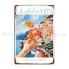Aperol Spritz Cocktail Print Metal Sign Create Garage Wall Decor Custom Pub Tin Sign Poster