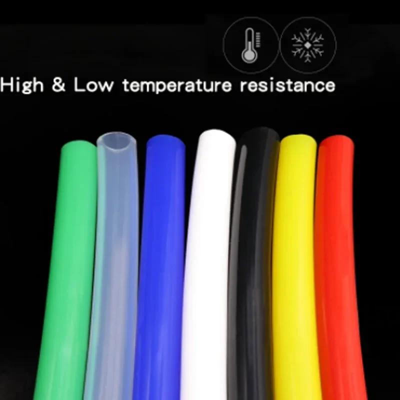 1/3/5M ID 2 3 4 5 6 8 мм силиконовая трубка гибкий резиновый шланг пищевой безалкогольный напиток труба водопроводный соединитель