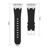 For Apple Watch Series 10 42mm/9 8 7 41mm/SE (2023) SE (2022) SE 6 5 4 40mm/3 2 1 38mm Rhinestone Silicone Rubber Strap