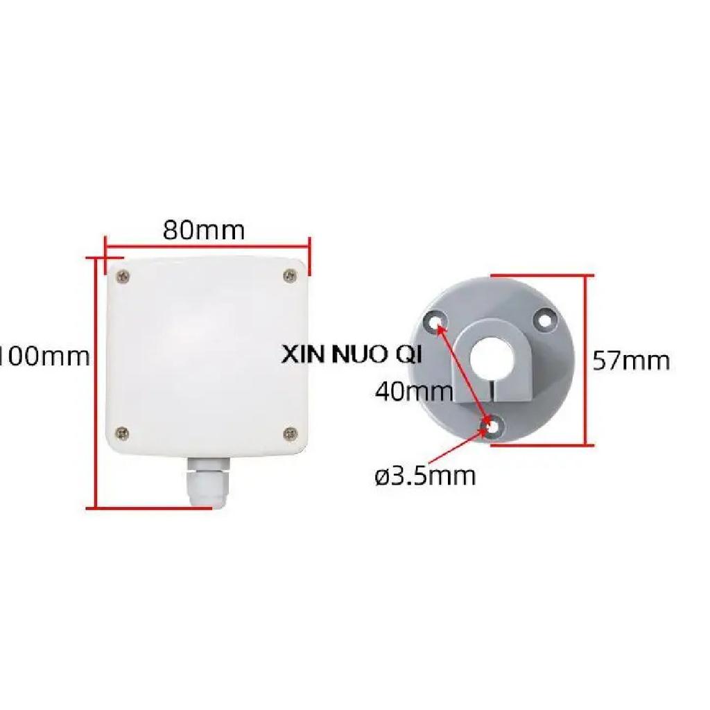 duct temperature and humidity transmitter sensor 4-20mA pipeline type 0-5V air conditioner 0- 10V RS485 output