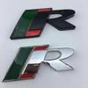 Suitable For Jaguar Xf Modification, Xkr Logo, Xjl Rear Tailgate, Metal Label, R-shaped Label, R Car Metal Labelsilver 25-26