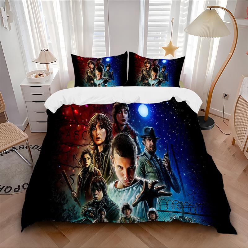 Space Western Adventure Print 3Pcs Bedding Setduvet Cover With 2 Bedropillowcase Home Birthday Gift