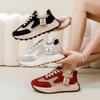 Ins корейская версия новой обуви для папы для девочек 2025 года, лето, для студентов, для бега, спорта, толстая подошва, высота, повседневная, уличная съемка 2F31
