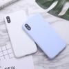 Однотонный силиконовый чехол-протектор для чехла телефона iPhone XS Max/XS/X/7/8/7P/8P