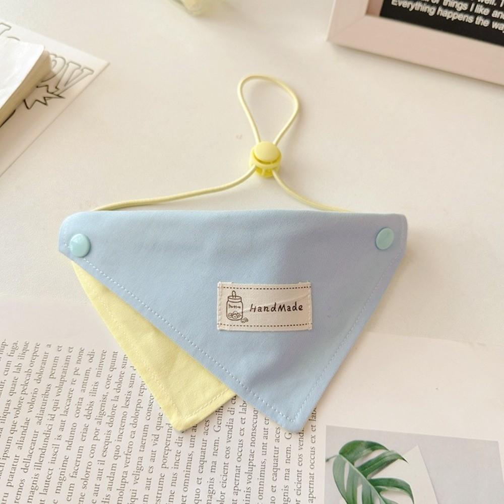 Soft Dog Triangle Bibs Adjustable Cat Scarf Cute Pet Bandana for Small Medium Puppy Cat