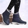 New Winter Women Boots High Quality Warm Snow Boots Lace-up Fashion Comfortable Ankle Boots Outdoor Waterproof Hiking Boots
