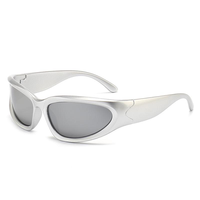 New Futuristic Men's Cycling & Y2K Millennial Hot Girl Sunglasses: Trendy Cross-Border Fashion