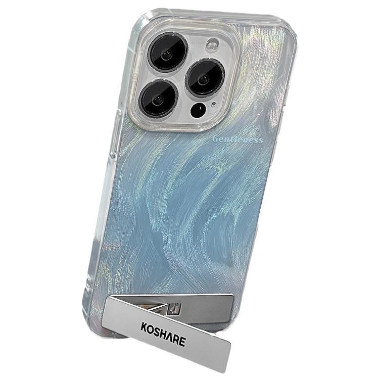 Подходит для чехла для мобильного телефона Huawei Pura70 Vivos17 Матовый градиентный цвет Подставка Oppo Большое отверстие Все в Xiaomi 13