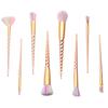 10pcs Female Unicorn Makeup Brushes Set Thread Contour Eyeshadow Powder Brush