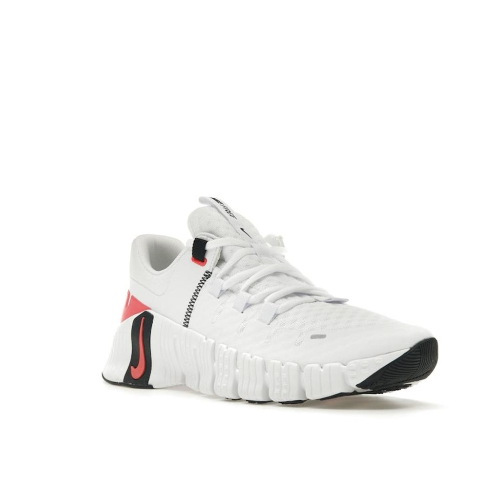 Nike Free Metcon 5 White Bright Crimson Men Sneakers Black DV3949-100