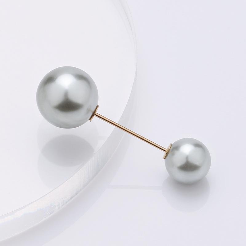 Elegant Minimalist Pearl Pin Brooch for Neckline and Waist