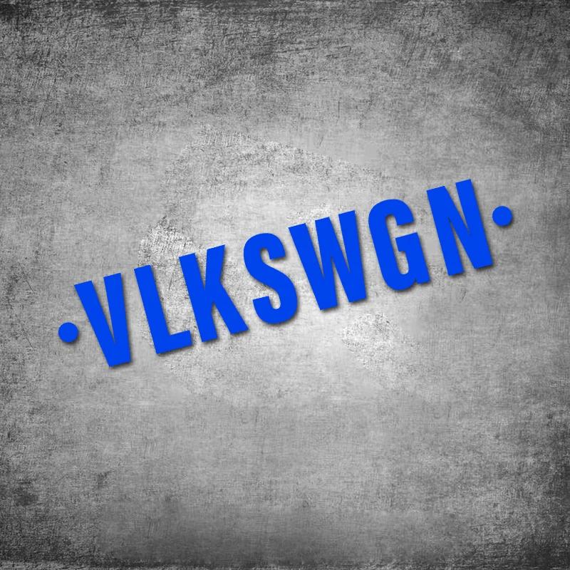 1 шт. Новые автомобильные наклейки VLKSWGN Водонепроницаемые наклейки на переднее и заднее стекло автомобиля Креативная отделка кузова автомобиля для Vlkswagn VW