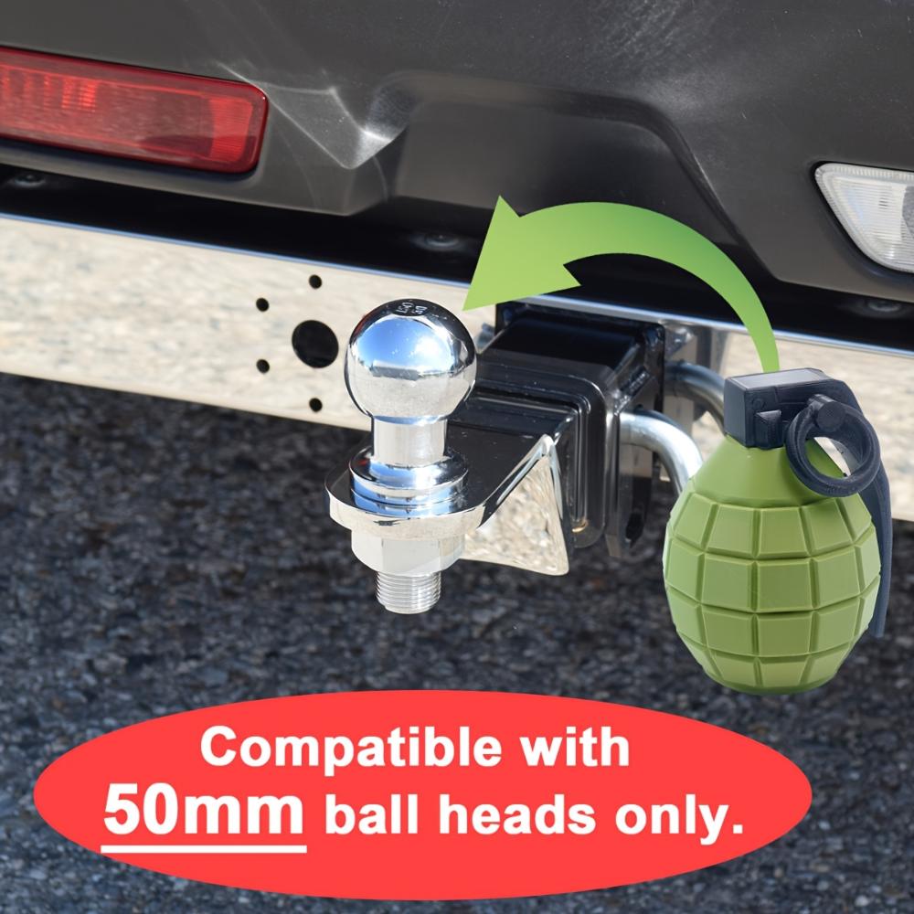 Universal 55MM Tow Bar Grenade Cover Cap Trailer Grenade Cover Tow Bar Cap Hitch Trailer Grenade Protect Automobile Accessories