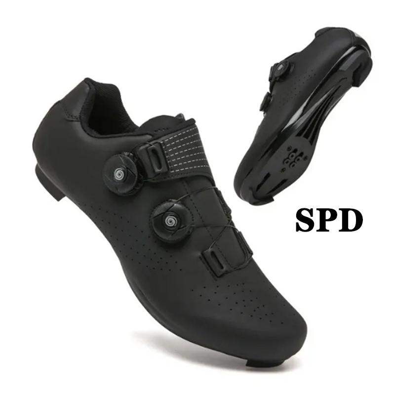 New Cycling Shoes Men's Self-locking Racing Road Cycling Sports Shoes Lockless Training Shoes Women's SPD Cleats Cycling Shoes