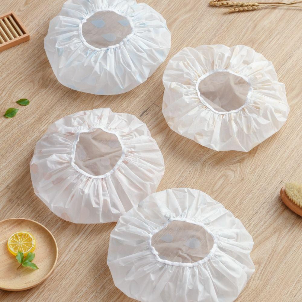 Double Layer Design Waterproof Shower Caps Double Drying Hair Cap Adult