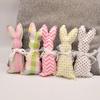 Easter Bunny Decorations for The Home 5 Pcs Hanging Ornaments Cotton Bunny Rustic Freestanding Tabletop for Home Tiered Tray Ornaments Farmhouse Decor
