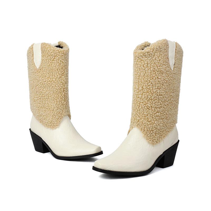 Женские ботильоны на высоком каблуке, осенне-зимние, новые, на толстом каблуке, модные, ботильоны большого размера