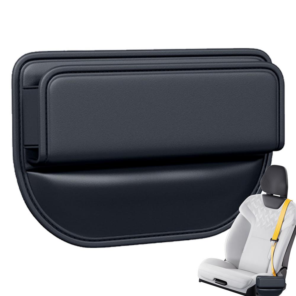 Ящик для хранения в слоте сиденья автомобиля, органайзер для наполнителя слота сиденья автомобиля, кожаный ящик для хранения в щелях между сиденьем и консолью автомобиля