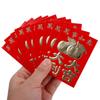 30pcs Gilded Chinese Best Wish Wedding Spring Festival New Year Money Pockets Mini Red Envelope Blessing Pockets