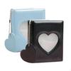 2Piees Portable 3 Inch Photo Card Holder Mini Picture Album Blue and Black