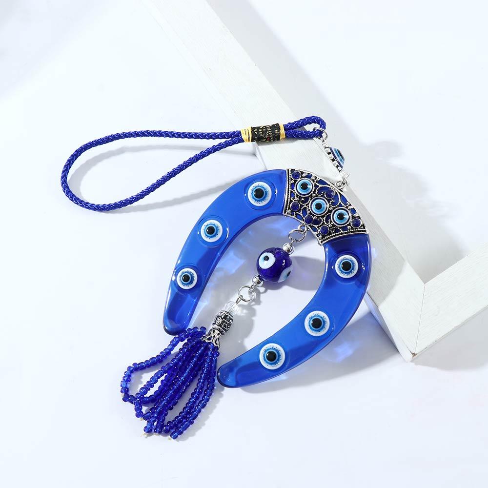 Комната Машина Ювелирные изделия Дьявольский глаз Автомобильный кулон Бусины сглаза Кулон Ремешок для телефона Брелок Дьявольский глаз