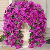 Yousheng Искусственный цветок бугенвиллеи Искусственная подвесная бугенвиллея для улицы Длинные свисающие лианы Искусственный цветок для входной двери Веранда Кашпо Урна Патио