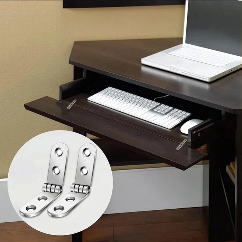 2 шт. Складные петли на 180 градусов, накладные петли на винтах для дверцы шкафа швейной машины, мебельная фурнитура