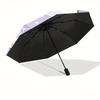 Soda Kuromi Automatic Opening and Closing Umbrella - Small Umbrella Suitable for Various Occasions, Portable 3-Fold Small Umbrella for Men and Women,