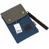 Phoenix Mini Shoulder Bag for and Keys Canvas and Denim Material Unisex Strap Included Pouch Bag Smartphone, Wallet, [6-inch (Navy)] / / <45-Day