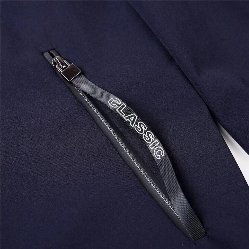 Мужская повседневная куртка в корейском стиле с воротником-стойкой для мотоциклистов