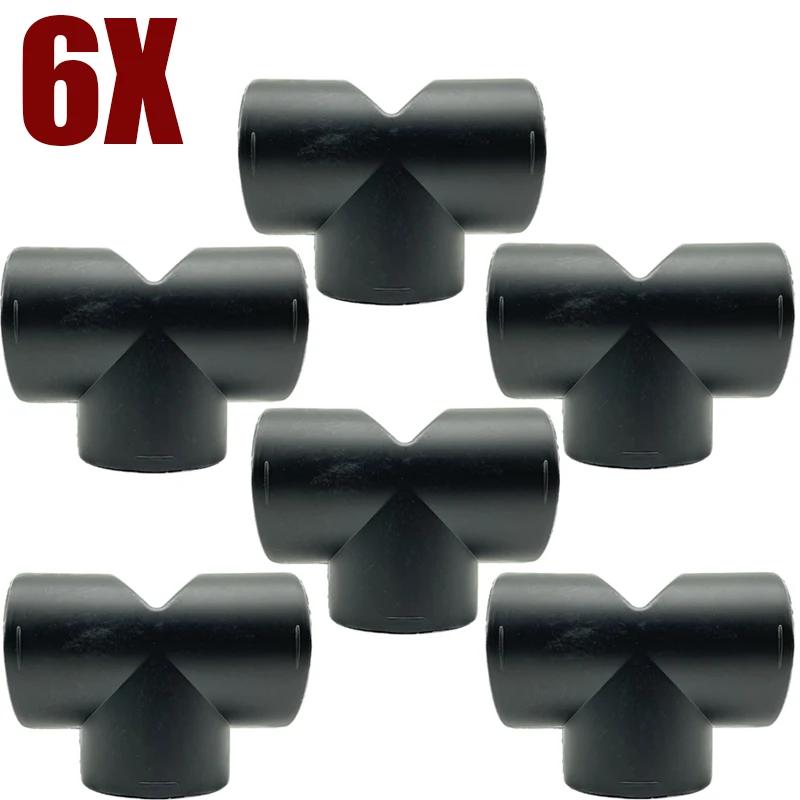 1/2/4/6X 75mm/2.95" Diesel Parking Heater Air Vent Ducting T Piece Pipe Outlet Exhaust Connector Joiner For Car Truck Camper Van