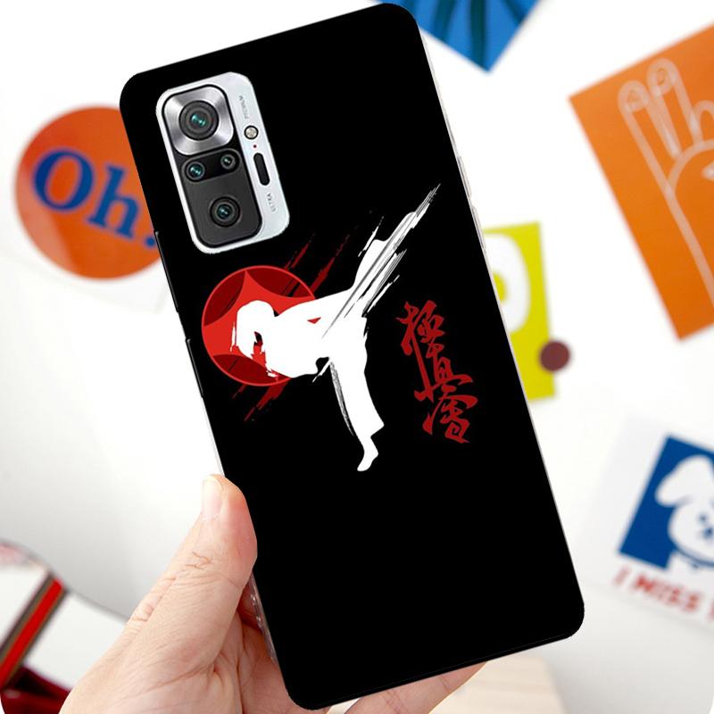 Kyokushin Karate Symbol Case For Xiaomi Redmi Note 12 Pro 11 8 9 10 Pro 9S 10S 11S 12S Redmi 12C 10C 9C 10A Cover