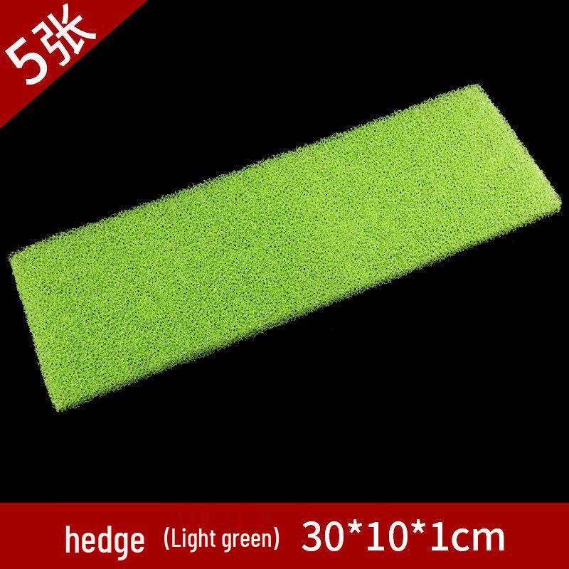 DIY Green Hedge Sandbox Shrub Model Materials for Outdoor Landscape and Simulation