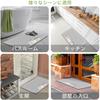ddLUCK Diatomaceous Earth Bath Entryway Instant Quick for Dressing and Odor and Mildew Resistant Mat, Mat, Absorbency, Drying, Bathrooms, Rooms,